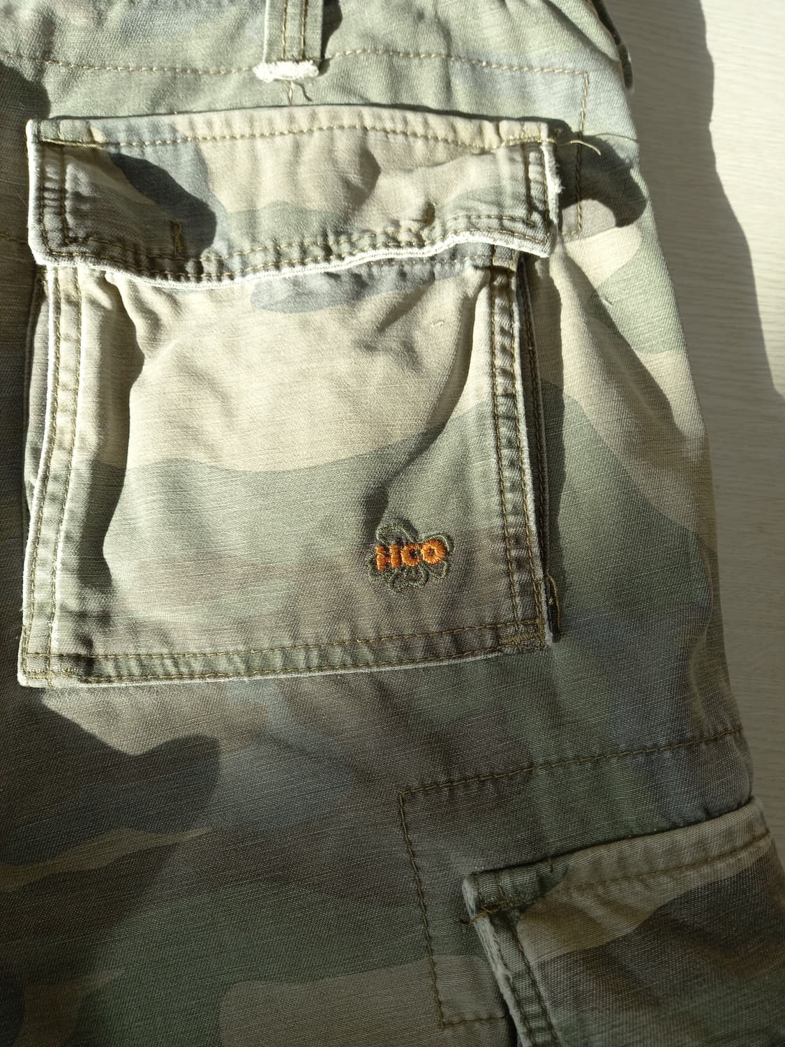 32 HCO1922 밀리터리 카고 버뮤다 카키 32-284 상품이미지4