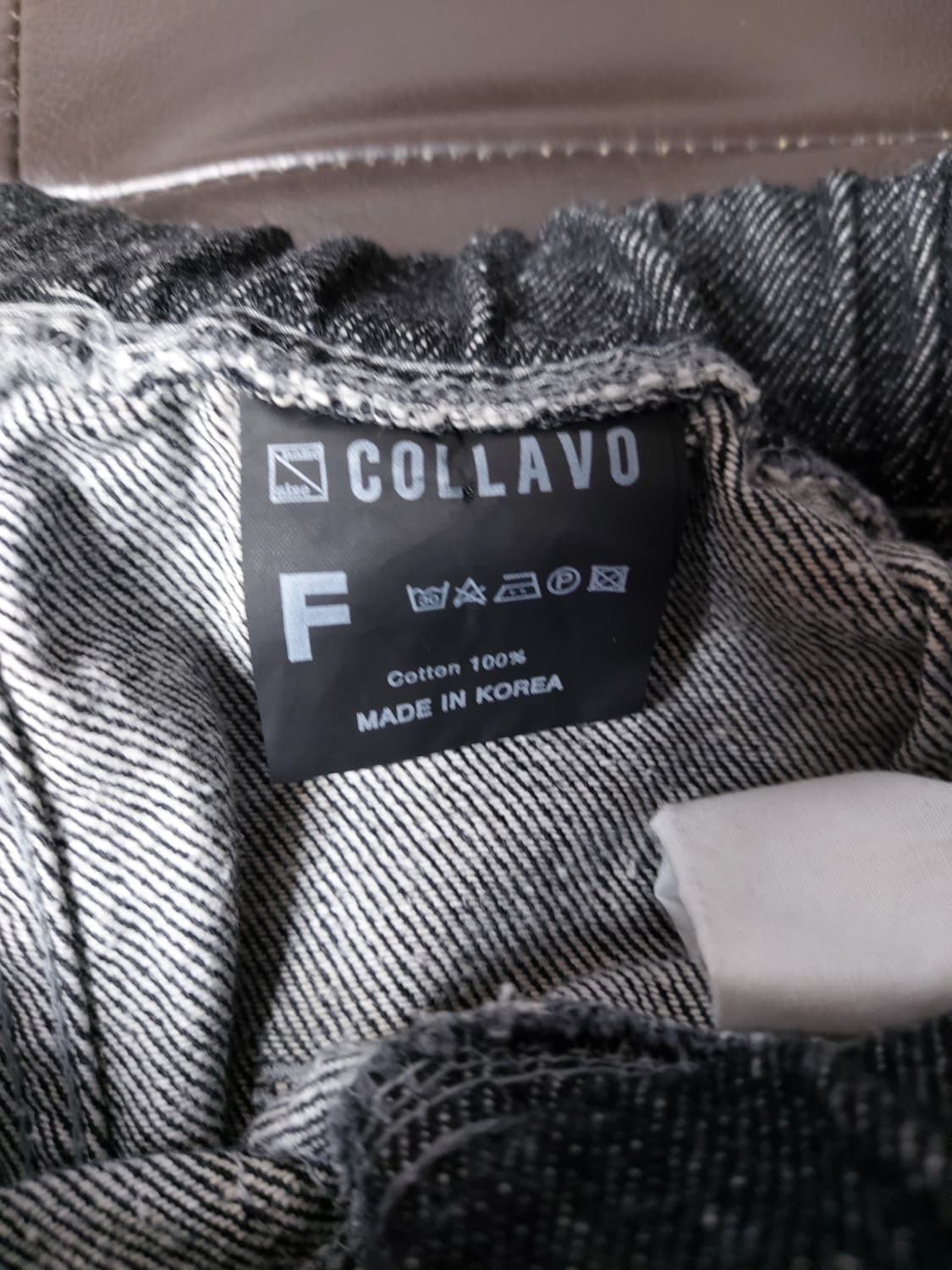 COLLAVO 공용 와이드 데님 팬츠(F)30~33

 상품이미지3