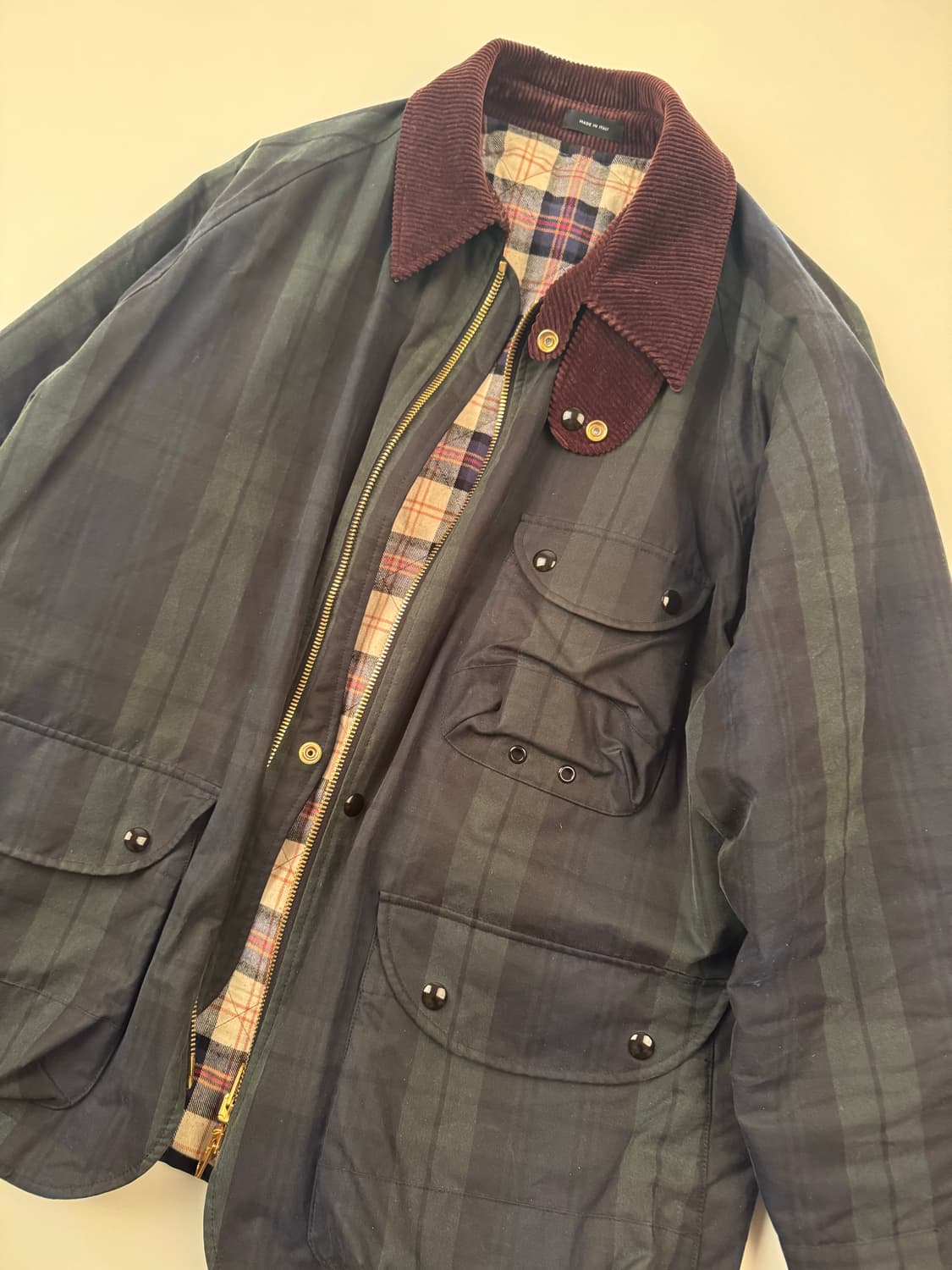 드레익스 블랙와치 커버올 자켓 38 상품이미지2