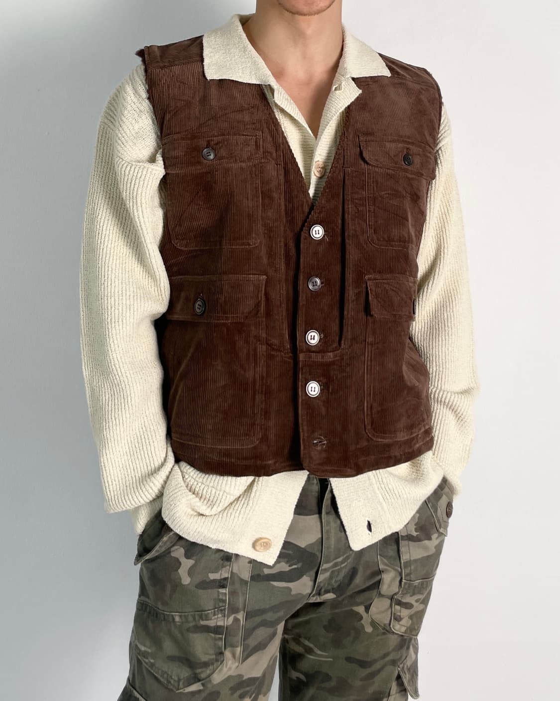 corduroy pile lining hunting 상품이미지3