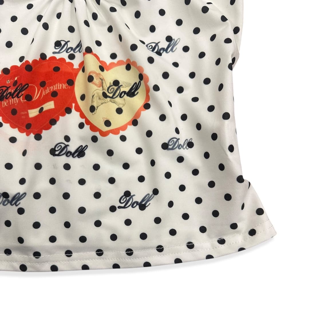 Polka Dot Doll Sleeveless Top 상품이미지4