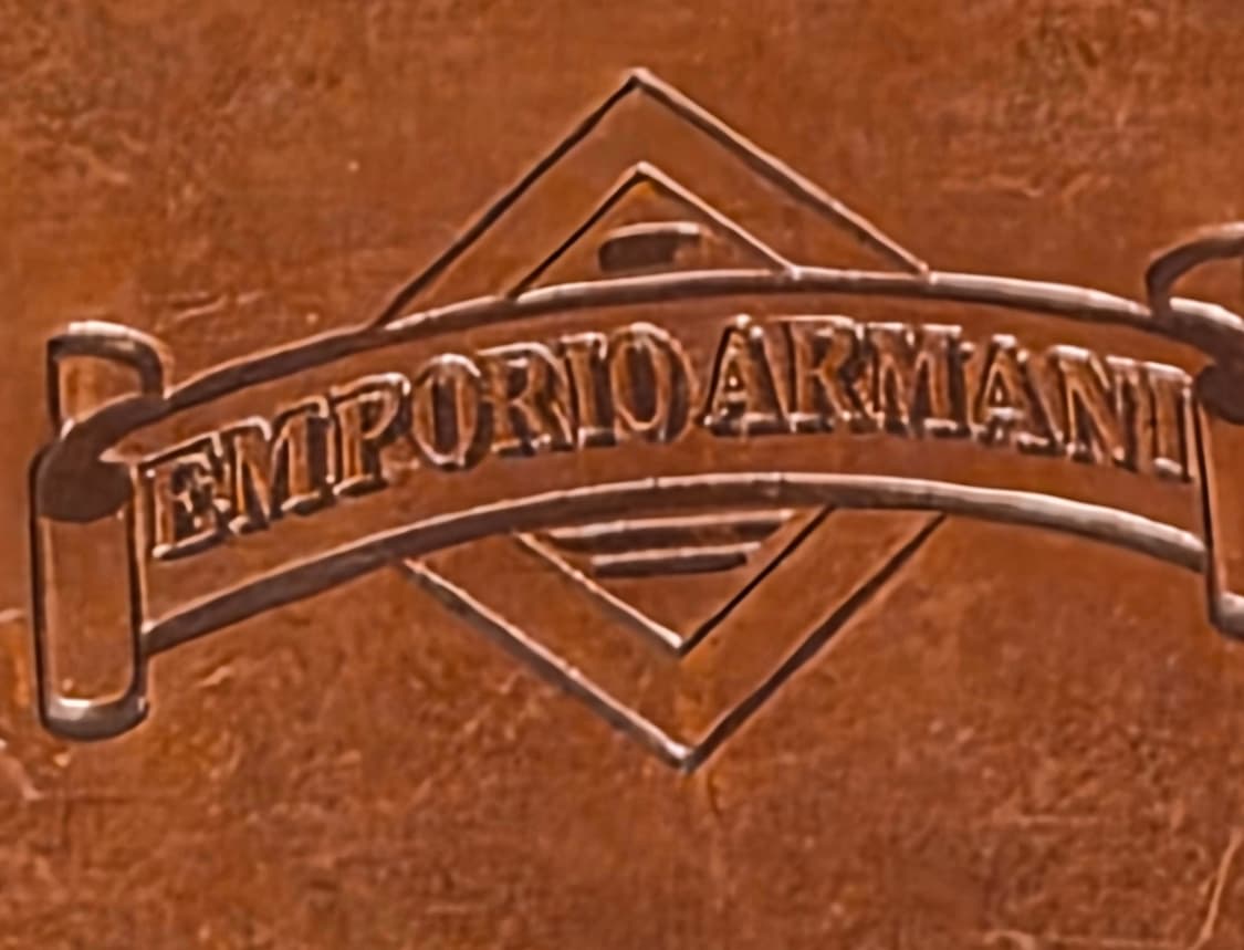 Emporio Armani 빈티지 천연 통가죽 서류 가방 케이스 상품이미지1