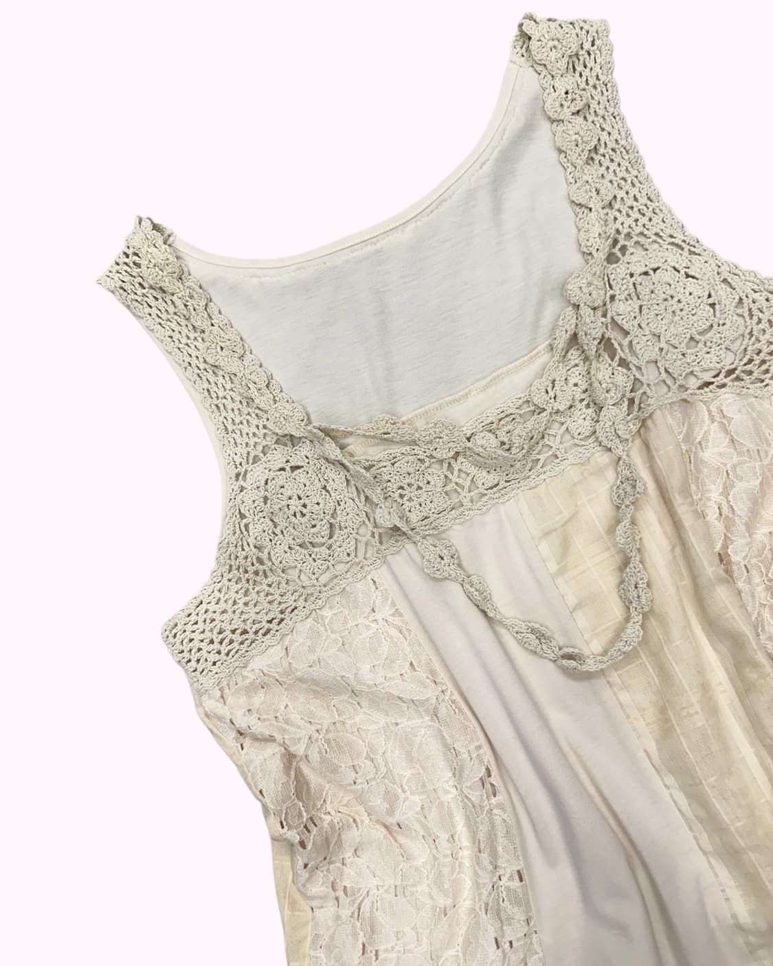 crochet antique mori sleeveless 상품이미지3