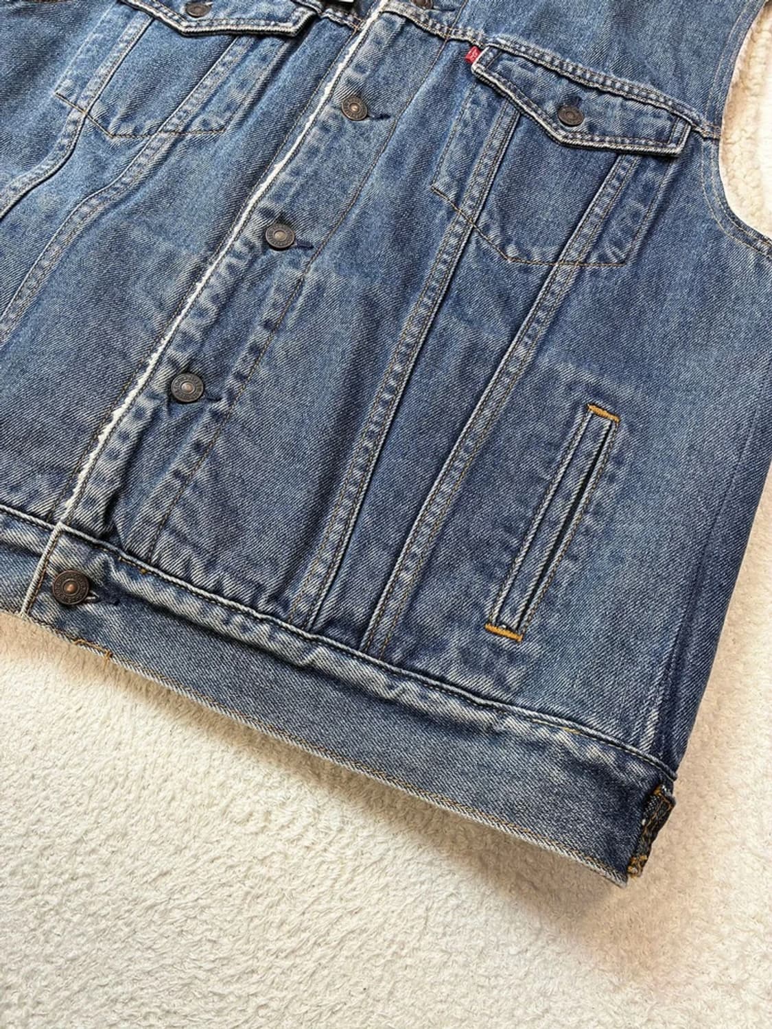 리바이스 00's 쉐르파 데님 베스트 PN5934 상품이미지3