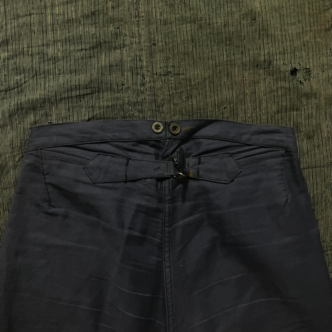 🇫🇷 30~40s 빈티지 프렌치 신치 버클백 워크 팬츠 트라우저 상품이미지1