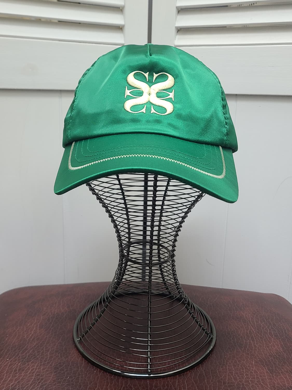 세터 그린 새틴 볼캡 상품이미지2