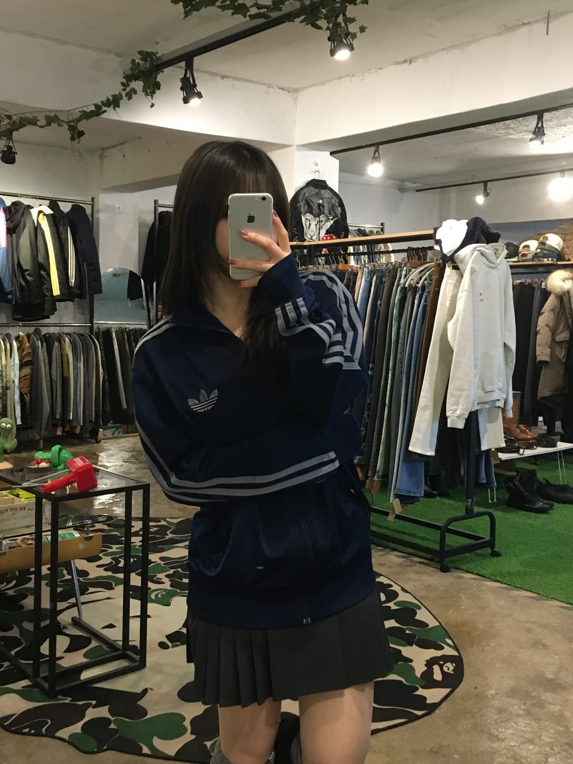 아디다스 구파이어버드져지 네이비그레이 100 상품이미지6