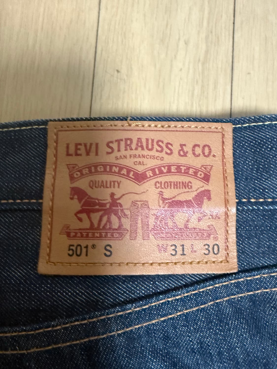 리바이스 501s 샐비지 데님 상품이미지3