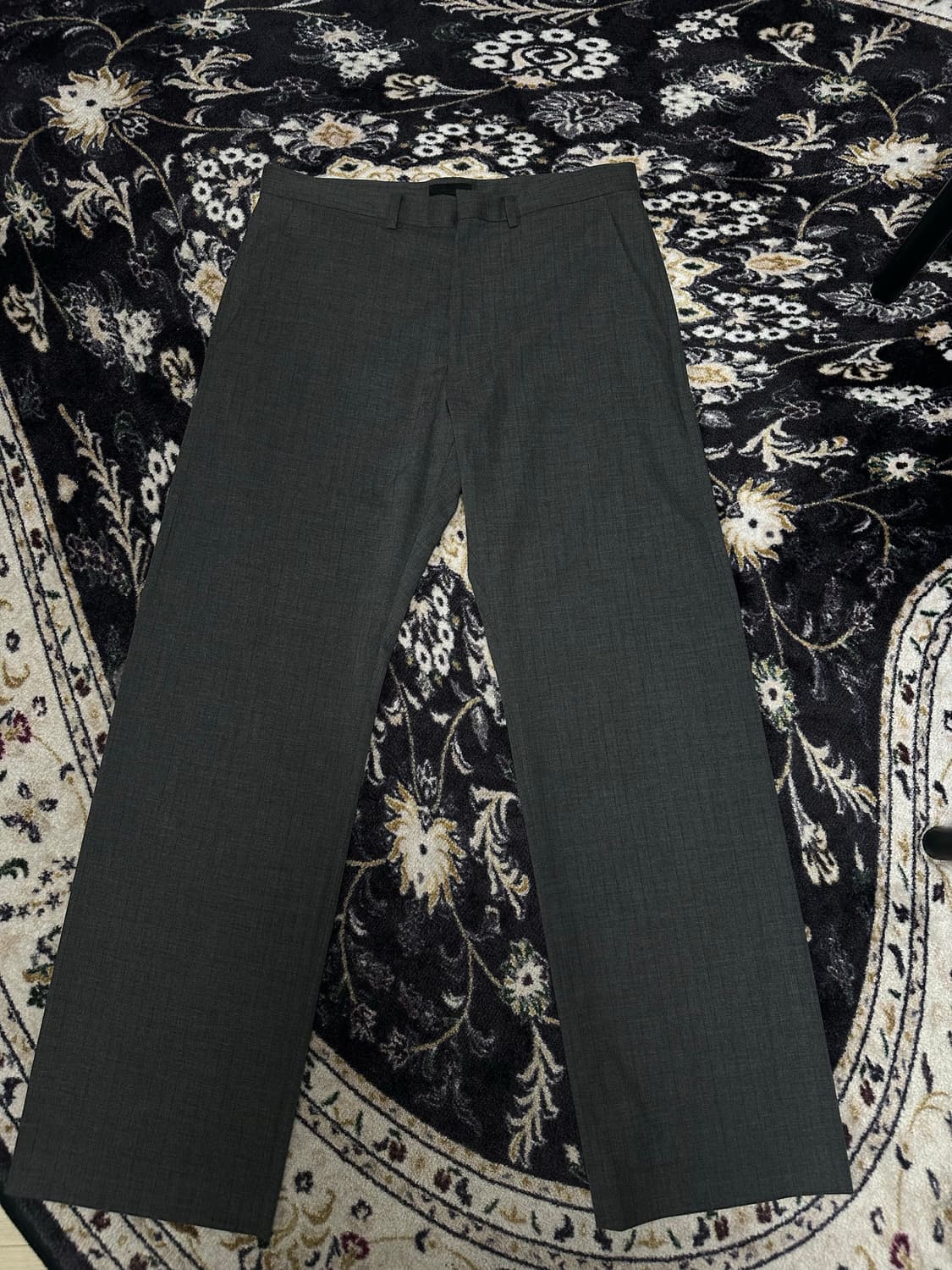 머듈 슬랙스 스트라이프 그레이 4사이즈 상품이미지1