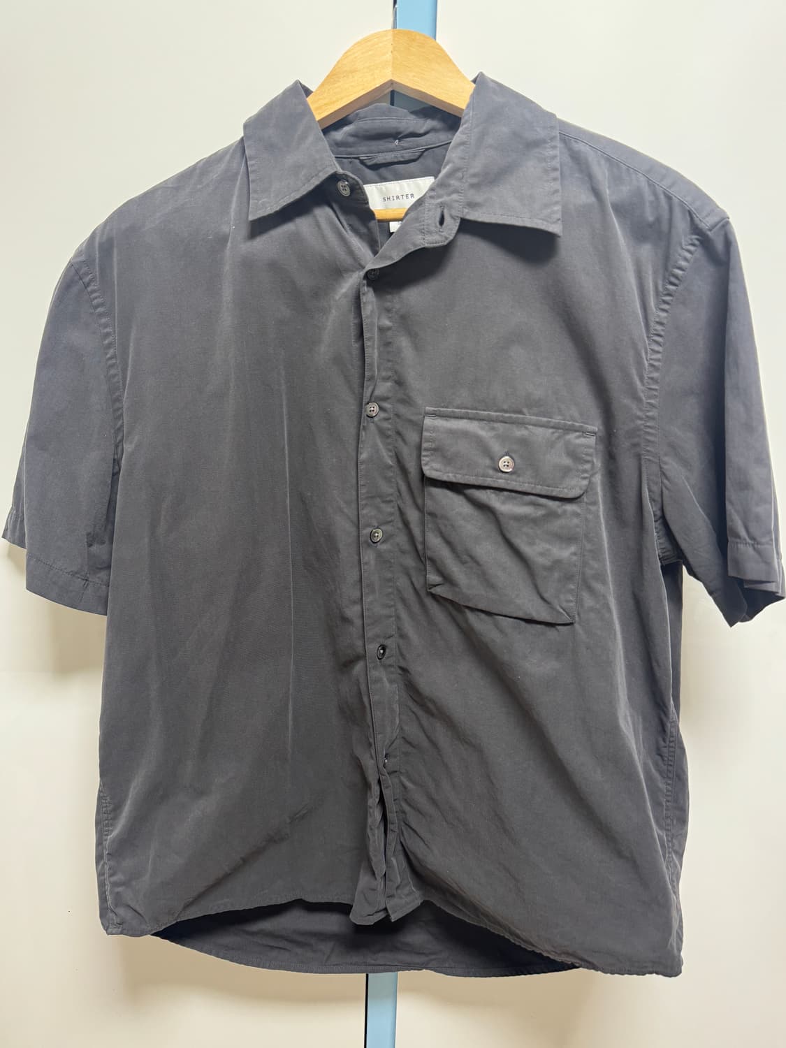셔터 brushed cotton half shirt S 상품이미지1