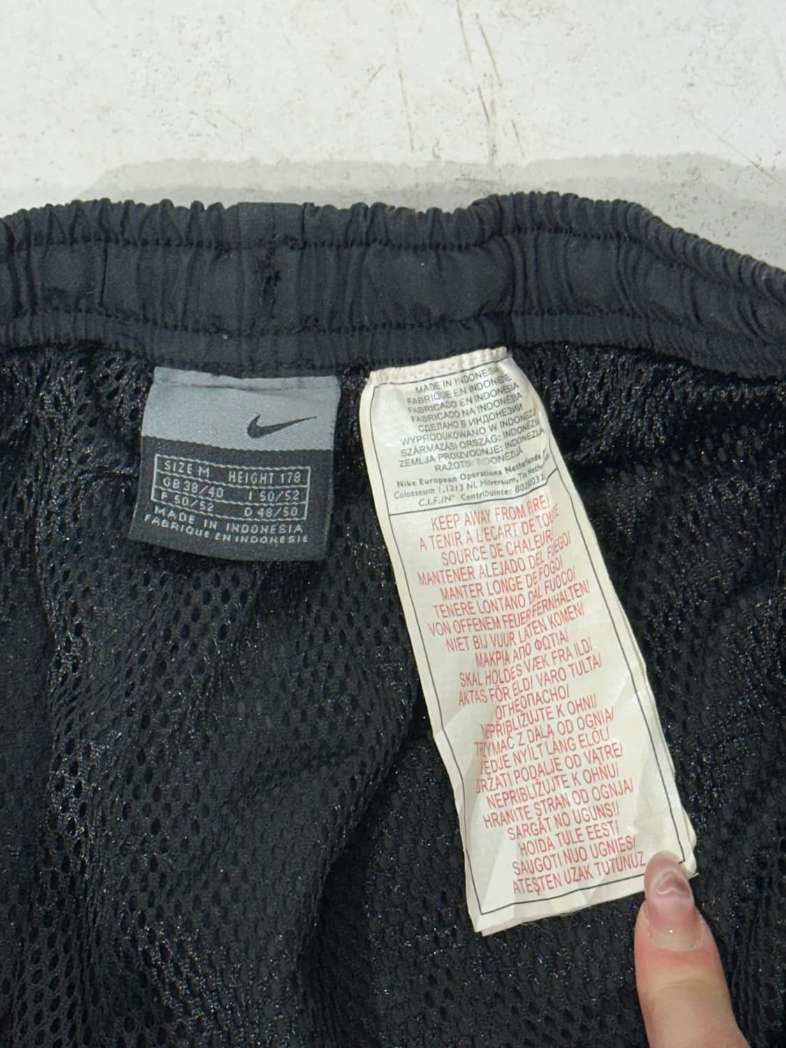 나이키 블랙 축구팀 와이드 트랙 팬츠 추리닝 바지 M 상품이미지7