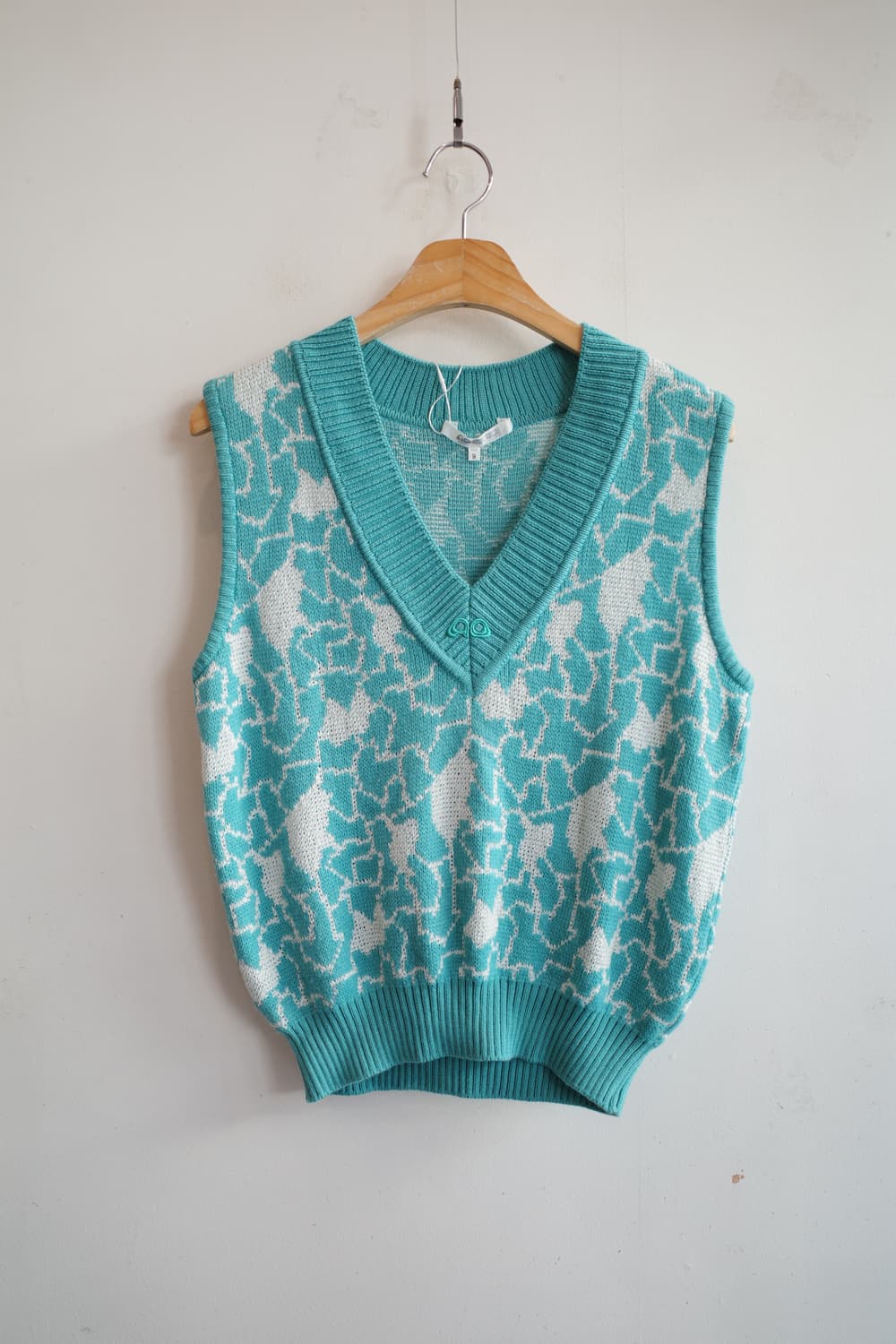 Courreges 쿠레쥬 올드모델 울 니트 베스트  상품이미지1