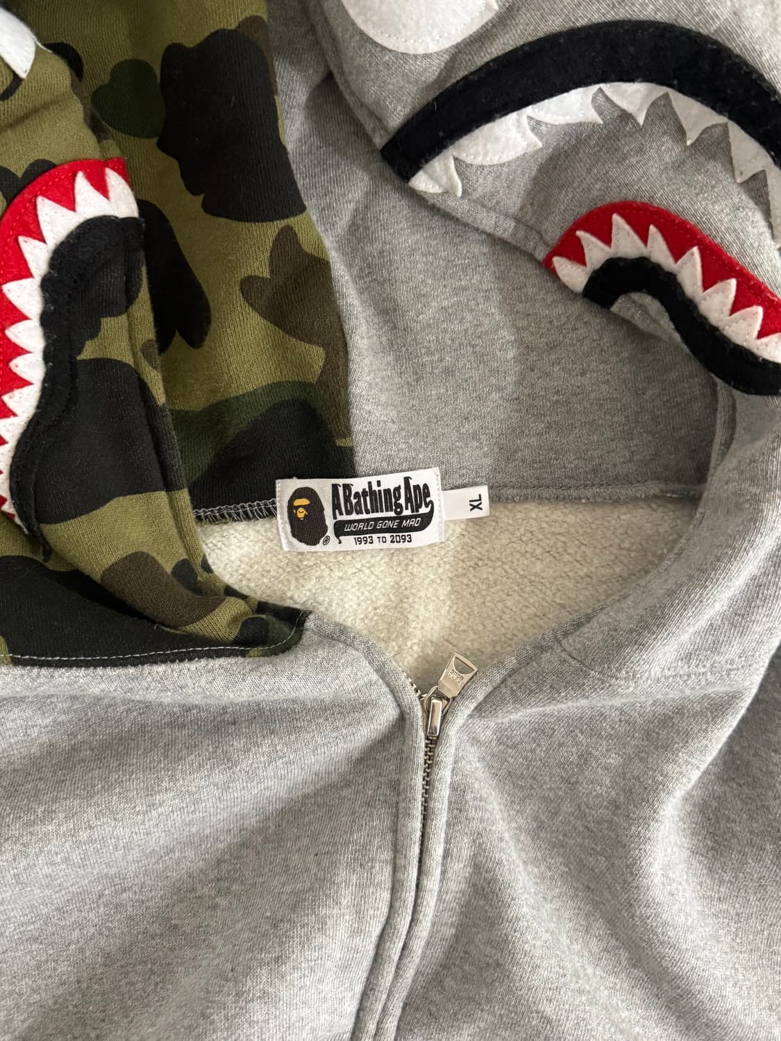 베이프 후드집업 XL 상품이미지3