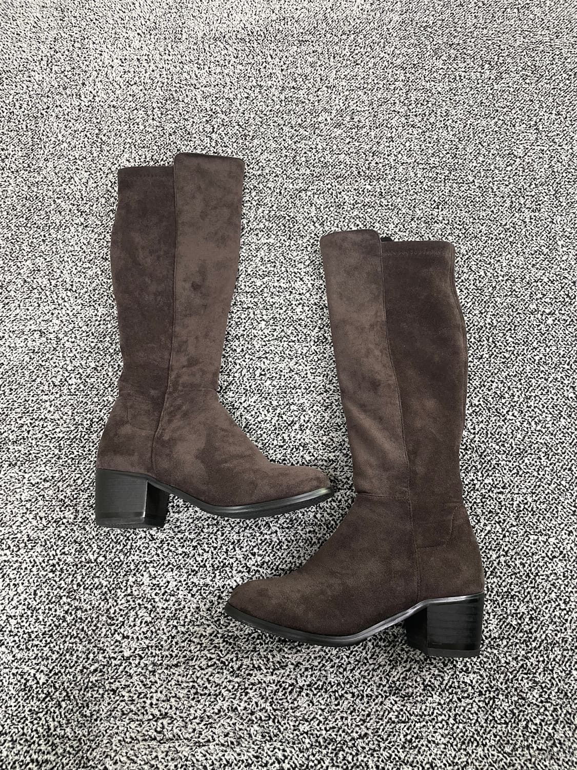 빈티지9. 포멜카멜레 스웨이드 브라운 롱 부츠 워커 여성구두 상품이미지4