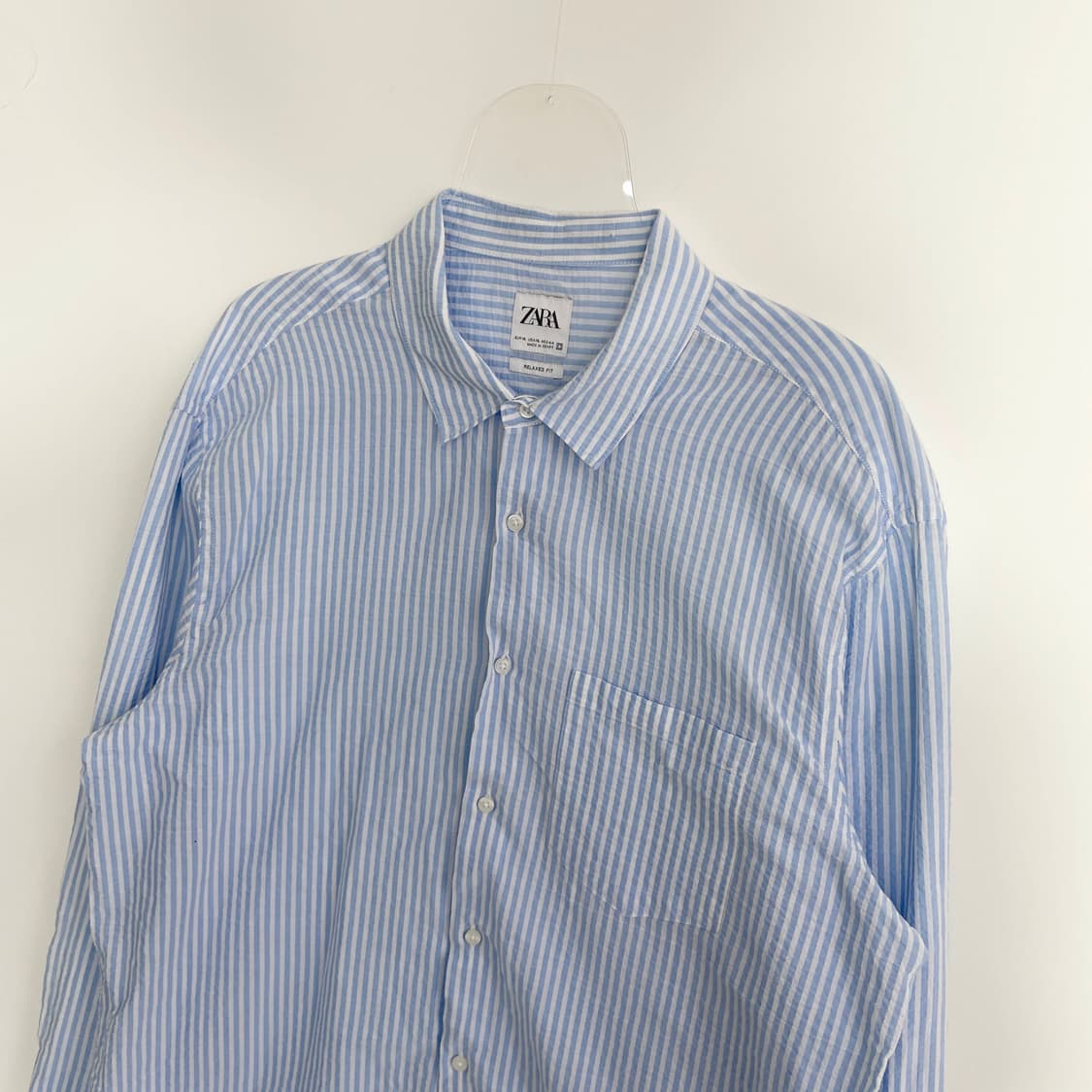 E2 자라 스트라이프 셔츠 XL사이즈 상품이미지2