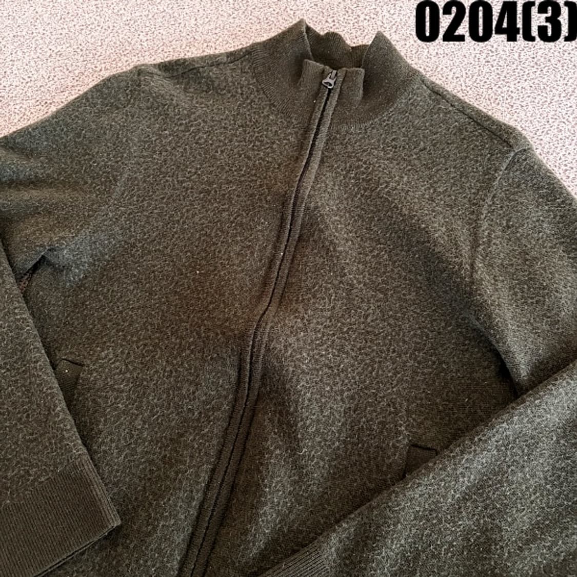 [105] 빈폴 딥그린 니트 집업 가디건 0204(3) 상품이미지2