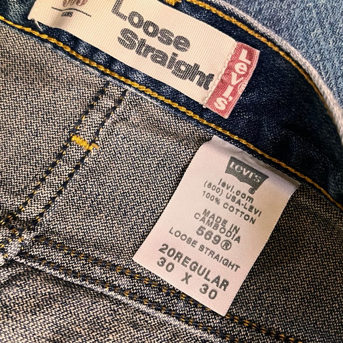 리바이스 569 20REG 데님팬츠 W30 L30 상품이미지5