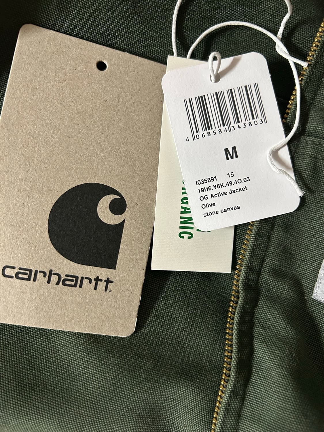 칼하트 WIP 액티브 올리브 자켓 팝니다 상품이미지3