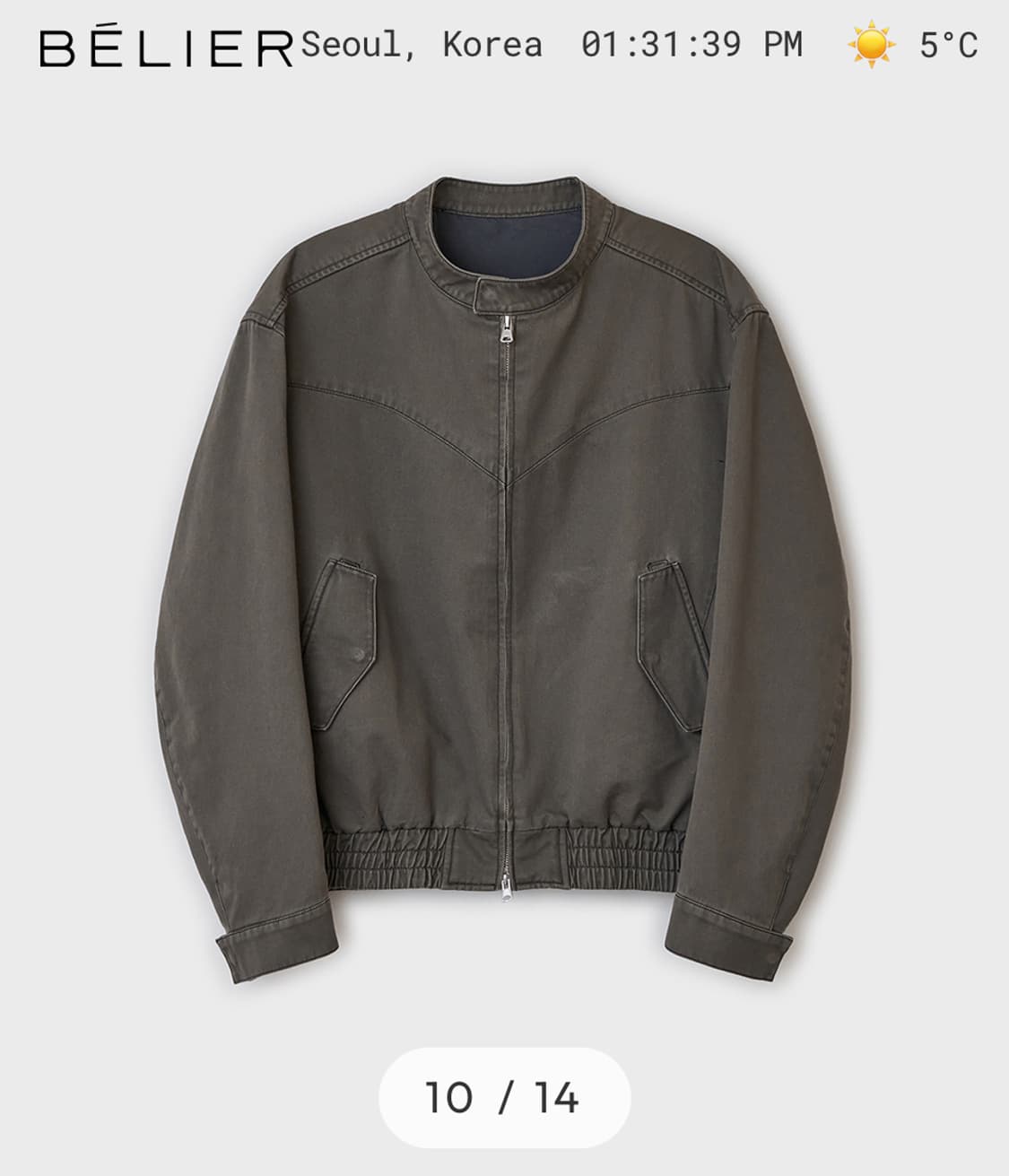 벨리에 세리프 해링턴 자켓 초판제품 05사이즈 상품이미지1