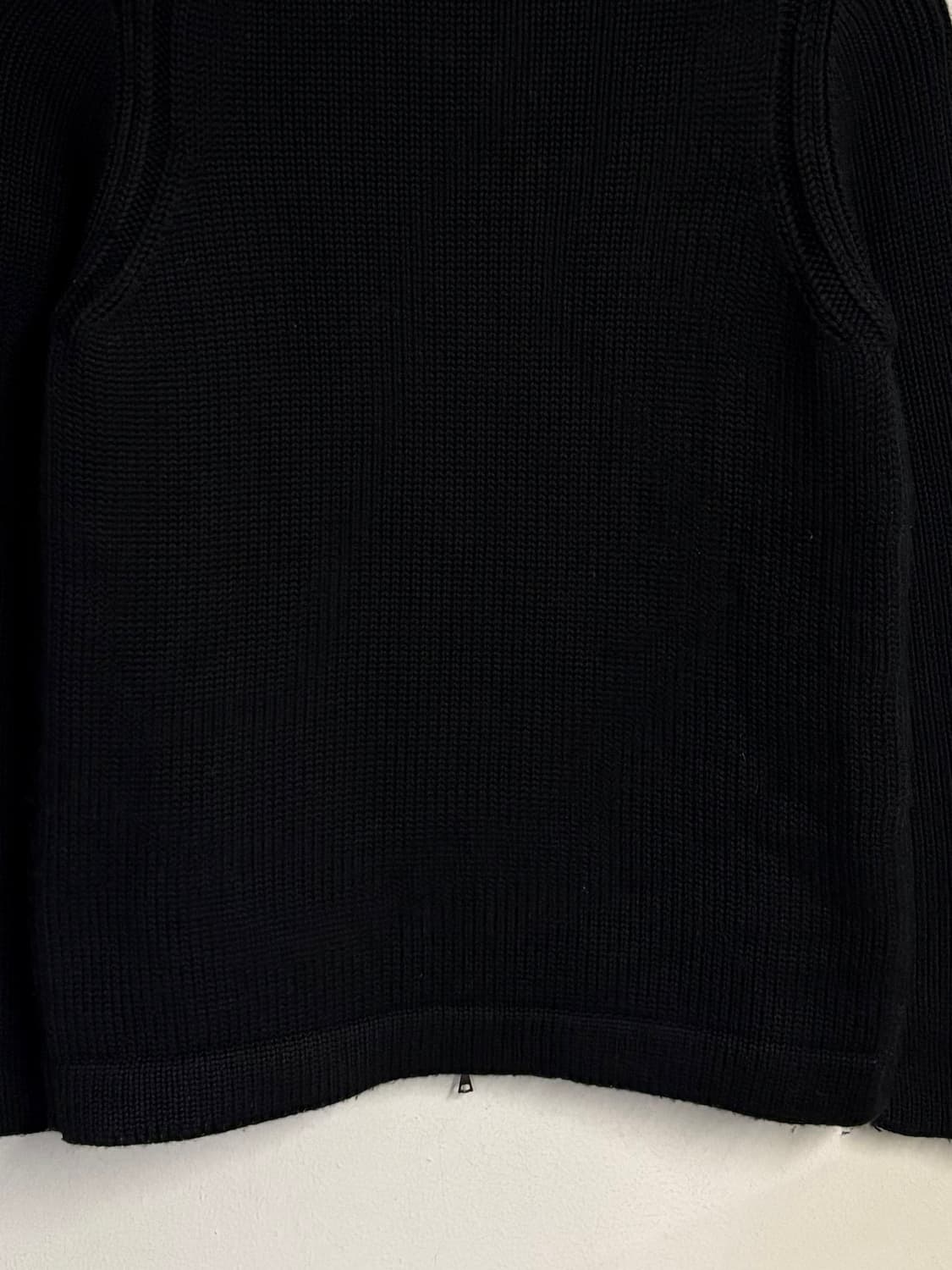 MAX&Co tricot black knit zip up cardigan 상품이미지6