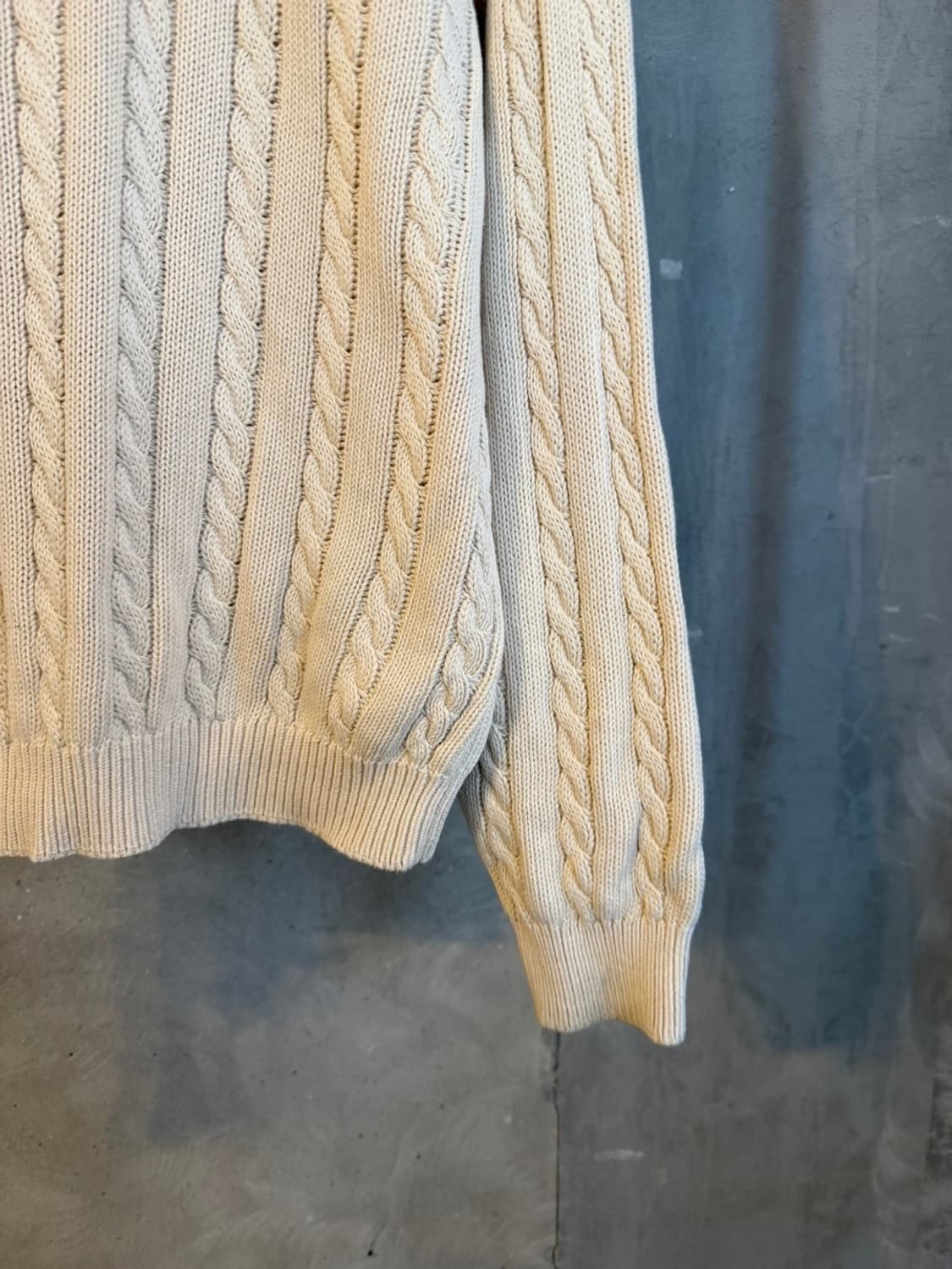 베네통 케이블 니트 105 상품이미지6