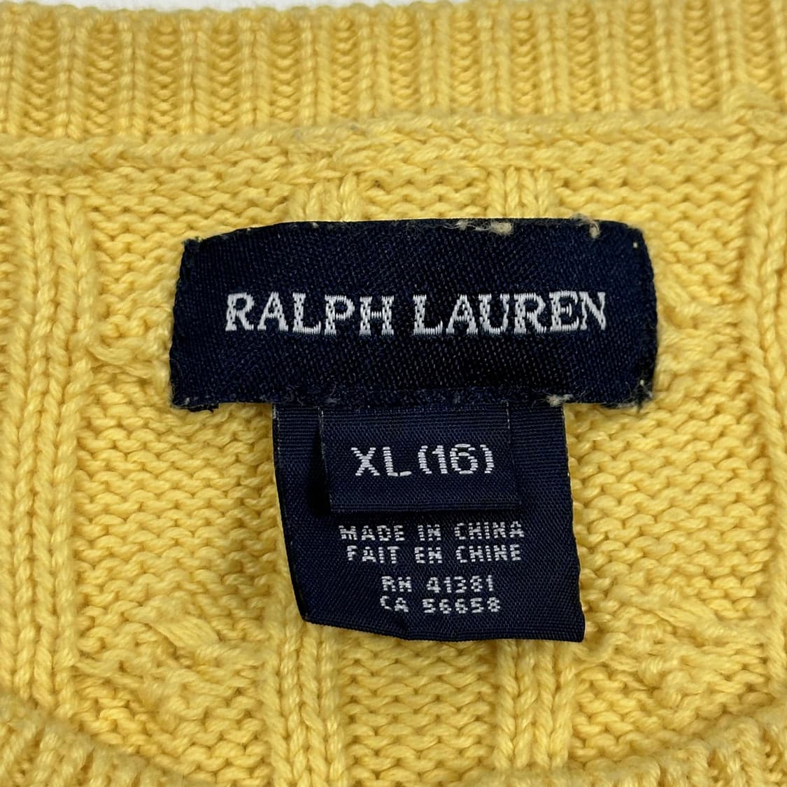 폴로 랄프로렌 걸즈 미니멀 케이블 니트 가디건 걸즈XL 상품이미지5