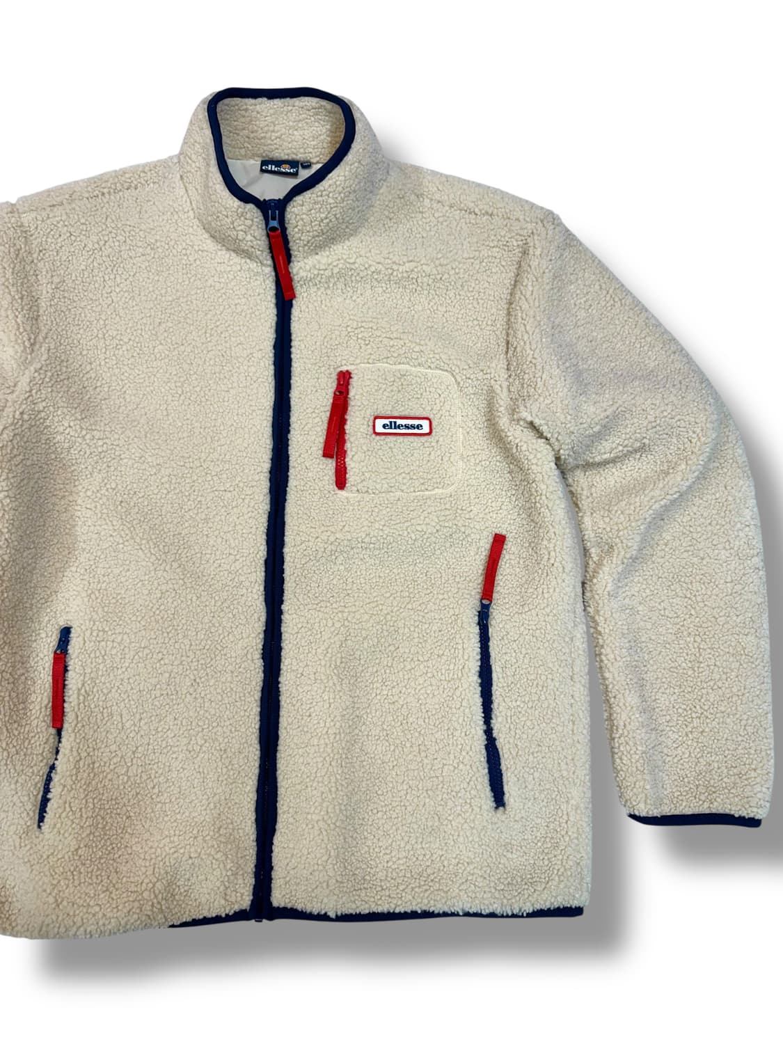 엘레쎄 아이보리 뽀글이 플리스 자켓 (XL)   상품이미지2