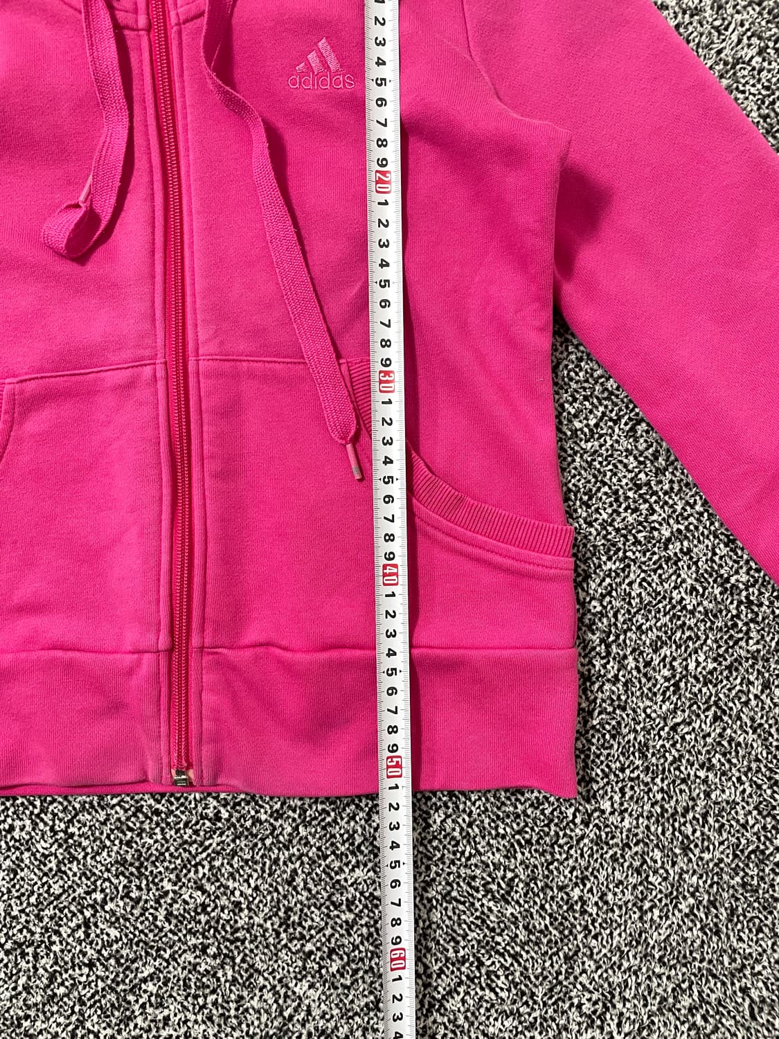 빈티지9. 아디다스 마젠타 핑크 후드집업 후집 핀터깔 스웻 상품이미지6
