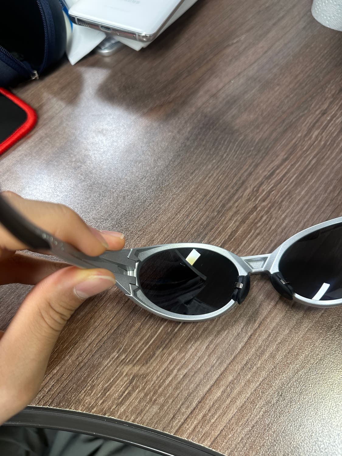 오클리 아이자켓 리덕스 실버 프레임 선글라스 상품이미지3