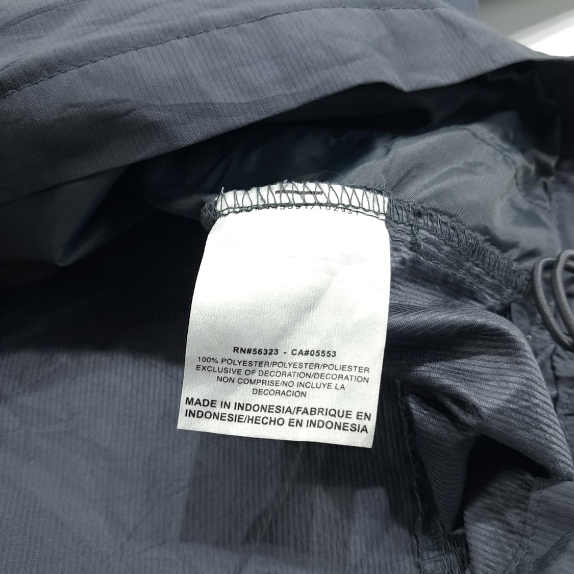 CN797 L 나이키 그레이 원드브레이커 바람막이 자켓 점퍼 상품이미지7