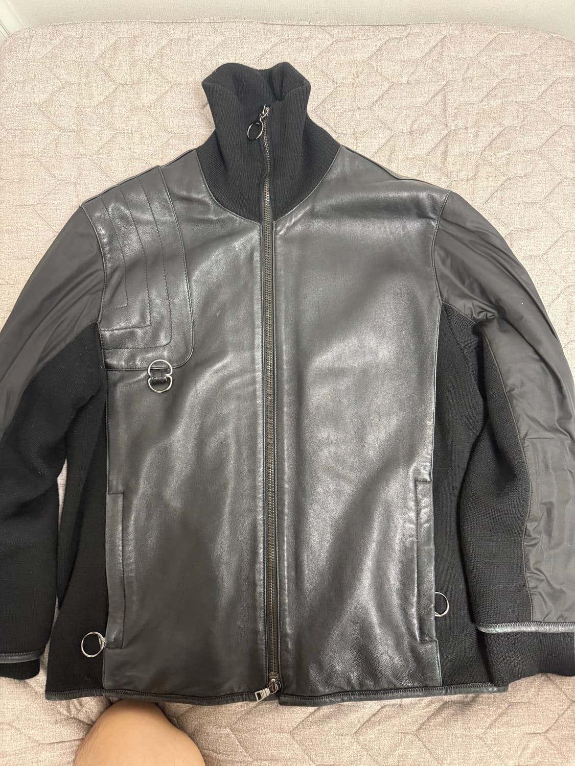 프라다 스포츠 레더자켓 상품이미지1