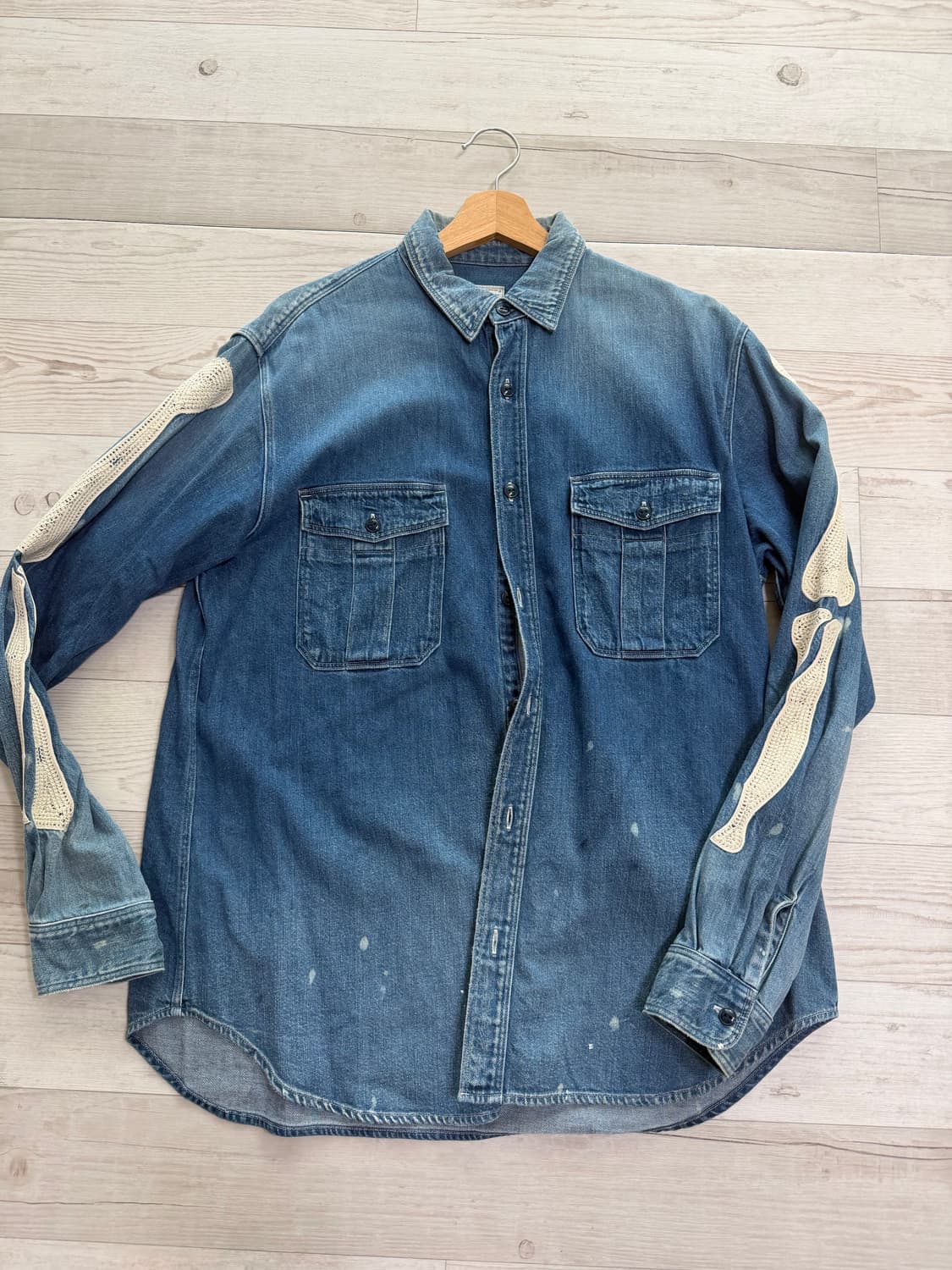 [3] 캐피탈 본 데님 셔츠 상품이미지1