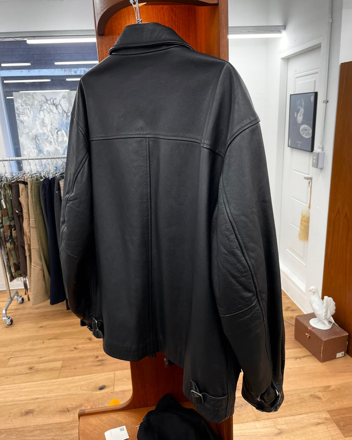 [L] old GAP 올드갭 레더 자켓 상품이미지4