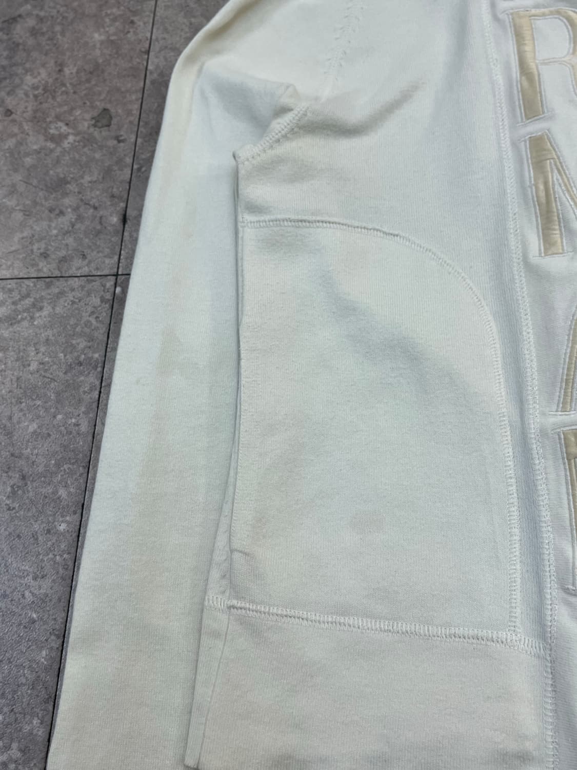 아르마니 익스체인지 트랙 자켓 아이보리 M #csz2186 상품이미지6