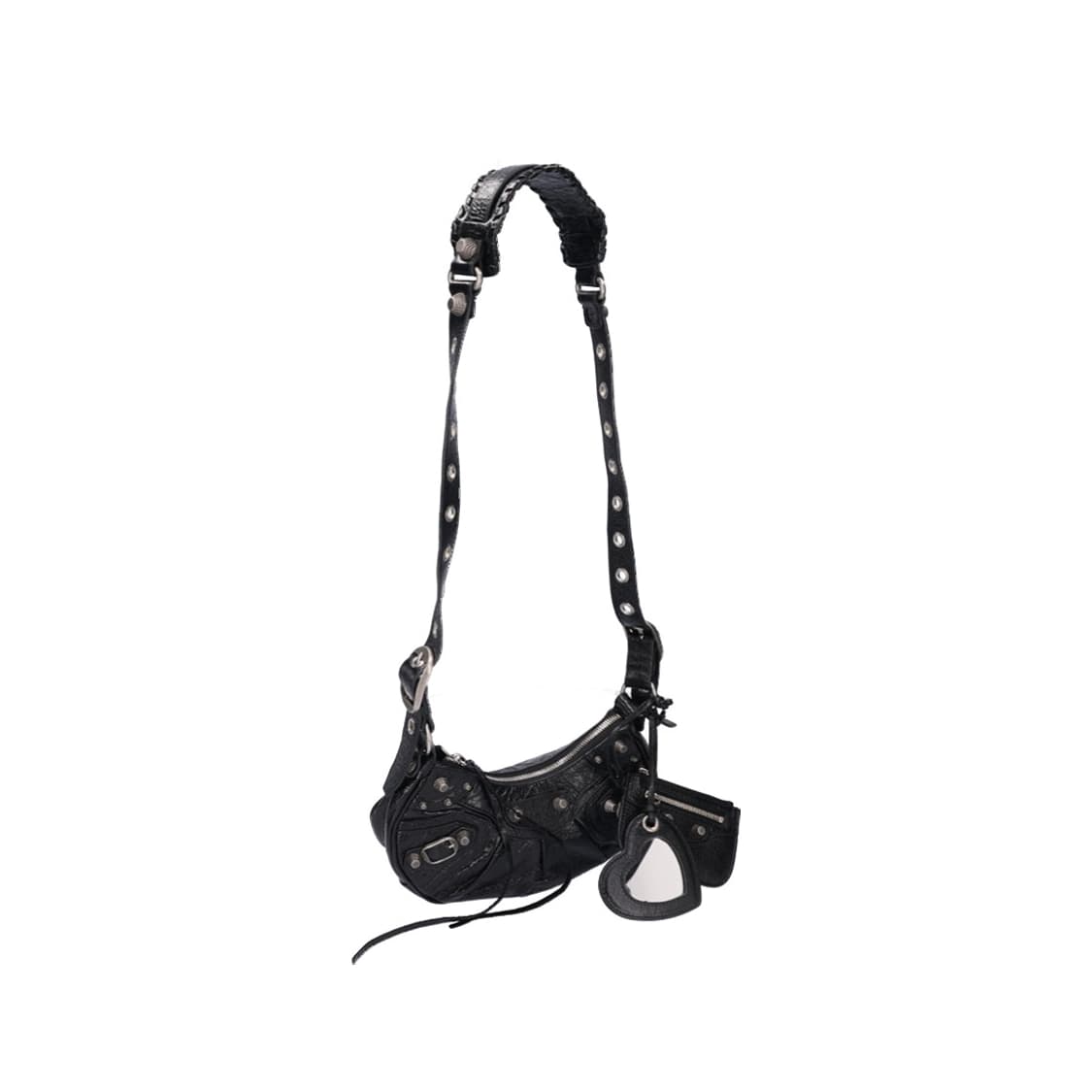 발렌시아가 671309 르 카골 XS 숄더백 레더 블랙 상품이미지4