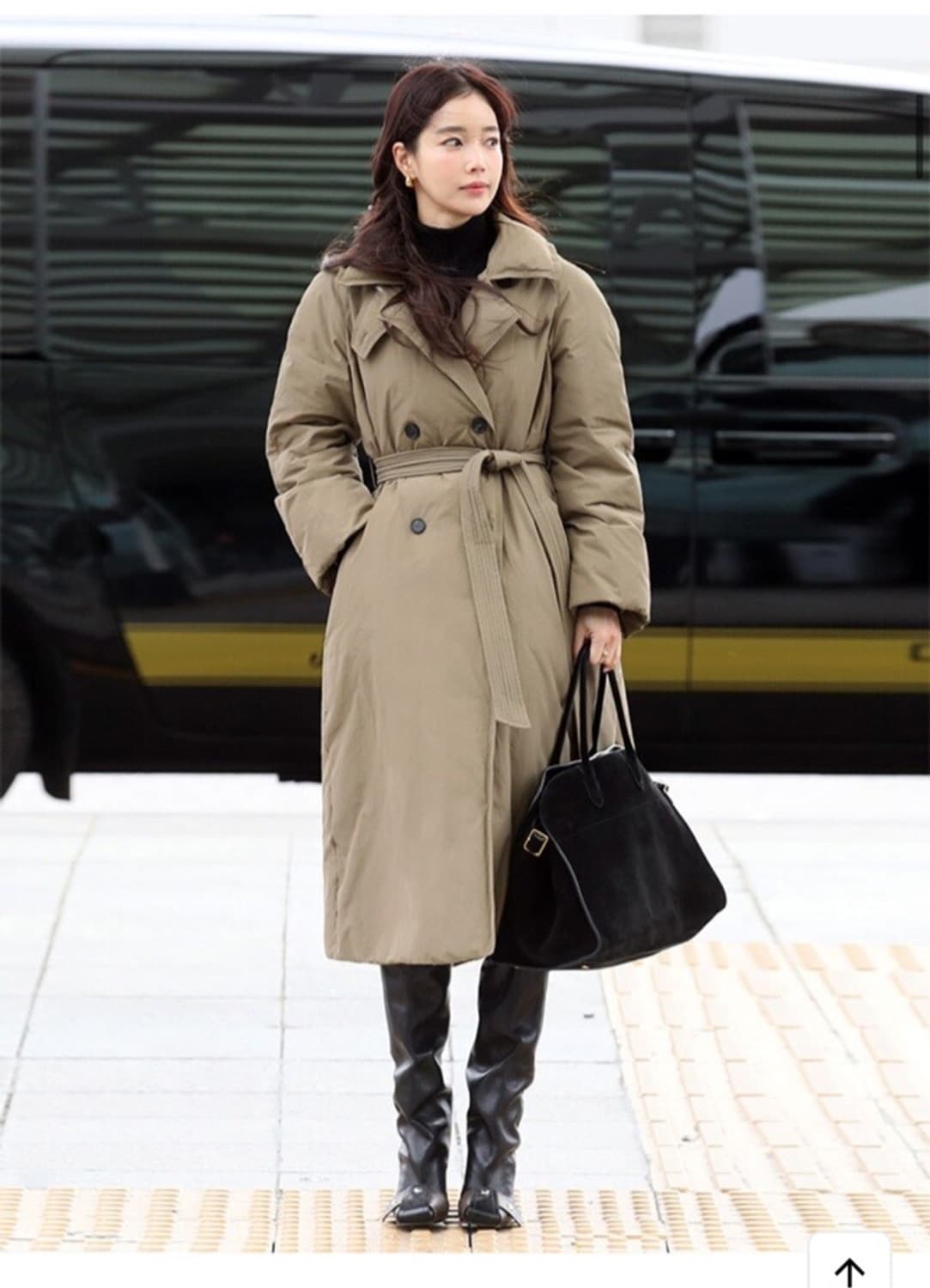 [55-66] 온앤온 트렌치 구스다운 브라운(기은세, 이주미 착용) 상품이미지1
