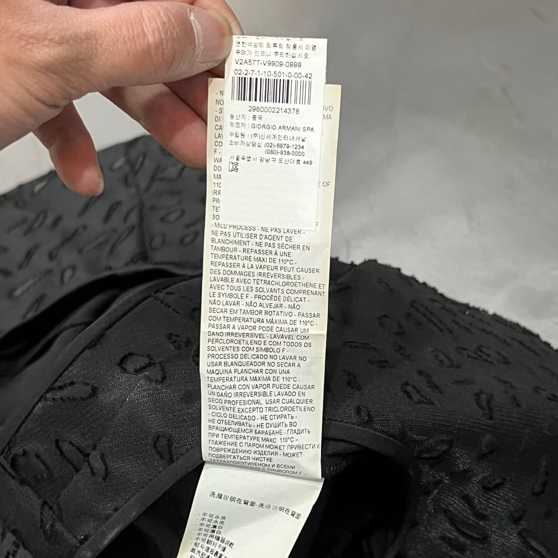  엠포리오 아르마니 패턴 슬리브리스 원피스 y15820 상품이미지8