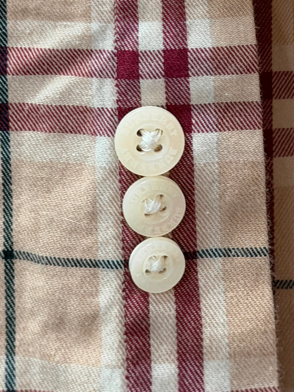 버버리 체크 숏슬리브 셔츠 상품이미지5