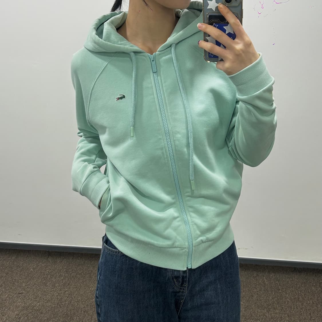 Lacoste 라코스테 민트 후드집업 상품이미지2