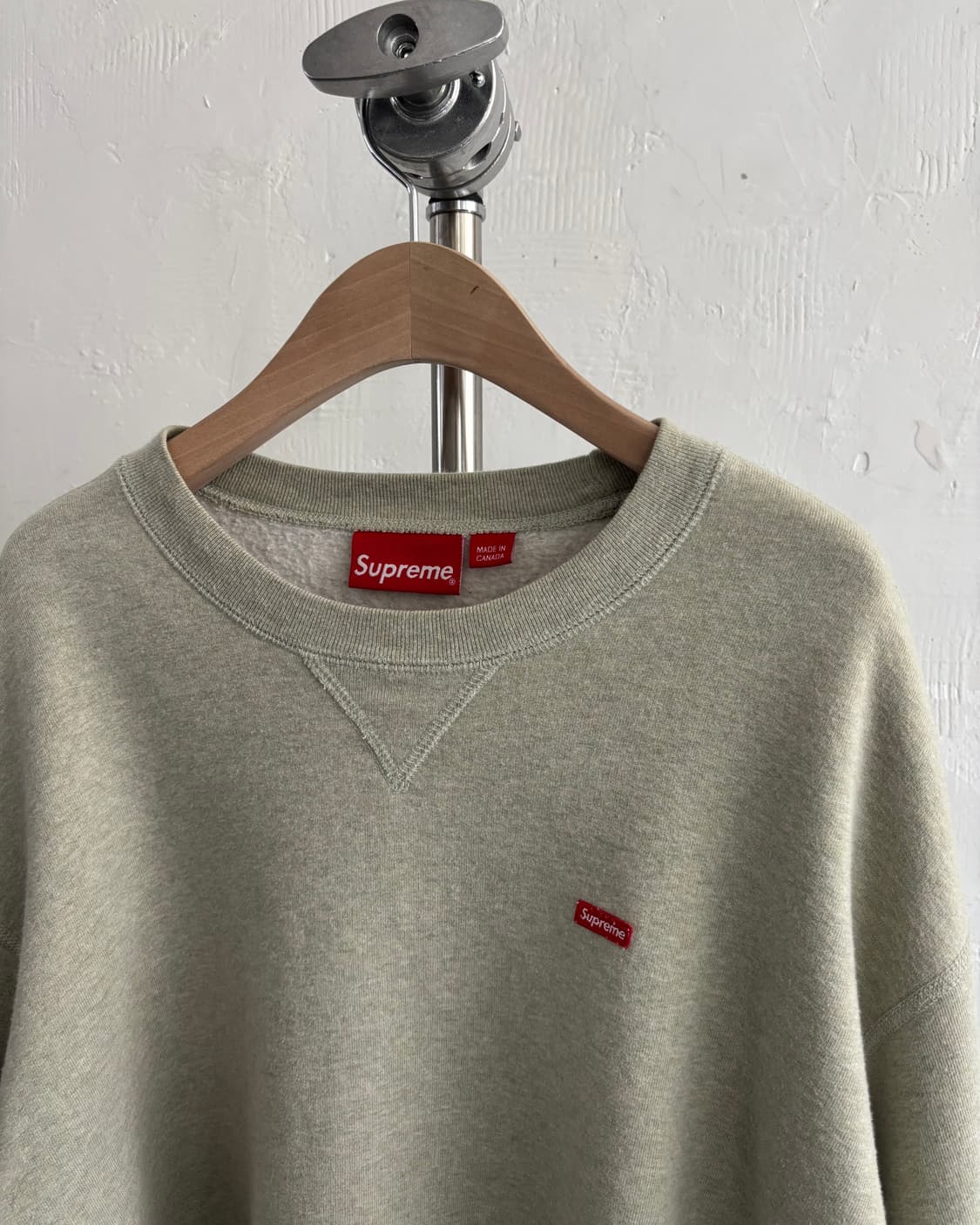 Supreme 슈프림 헤더 민트 스몰 박스 로고 크루넥 맨투맨 상품이미지6