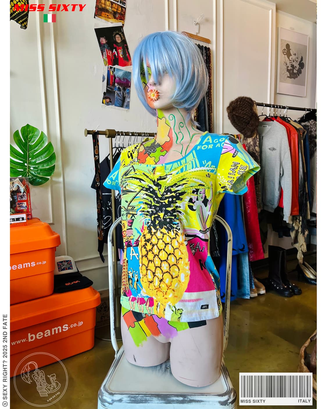 MISS SIXTY Jewel 3D Detail Summer Top 상품이미지1