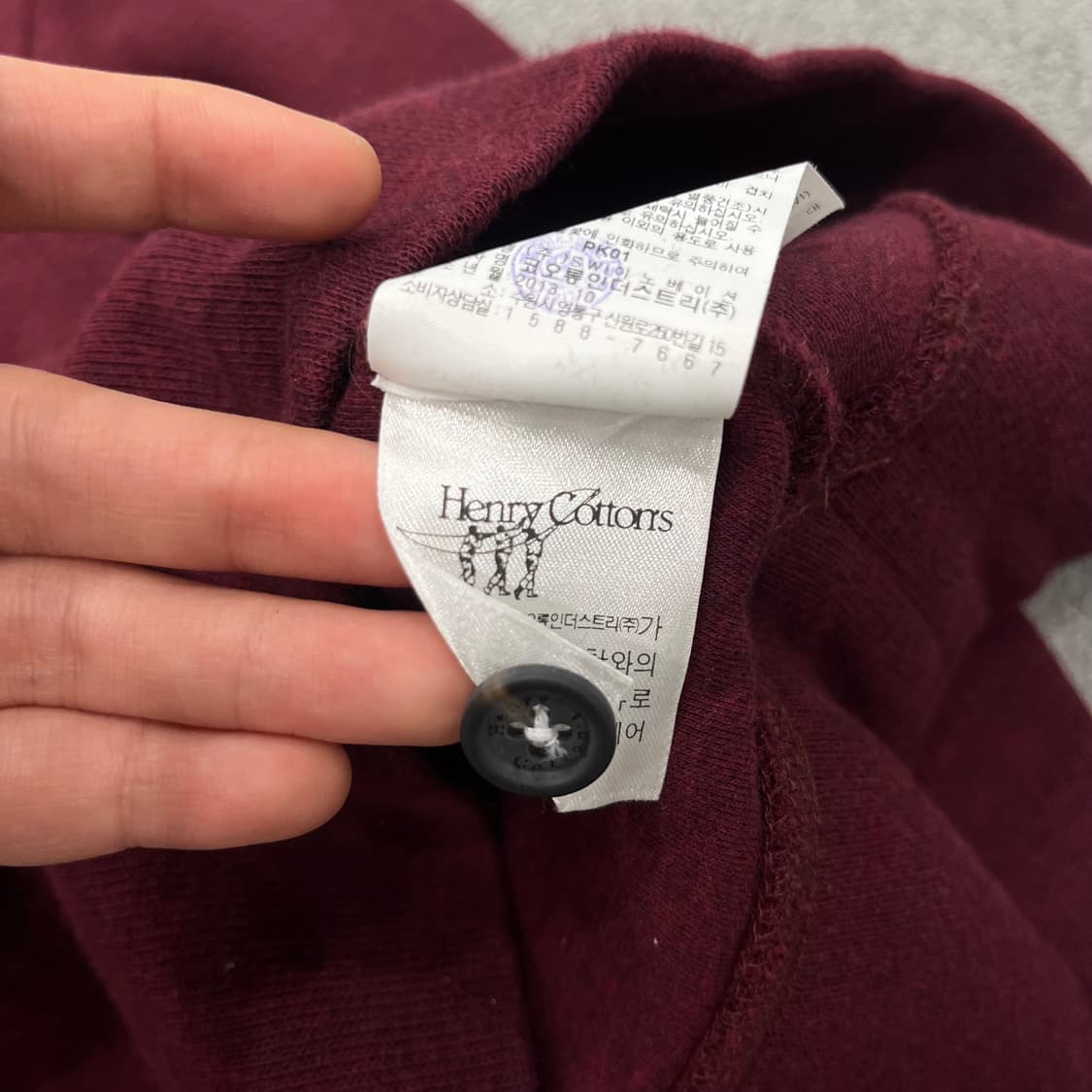 95 헨리코튼 코튼 니트 상품이미지6