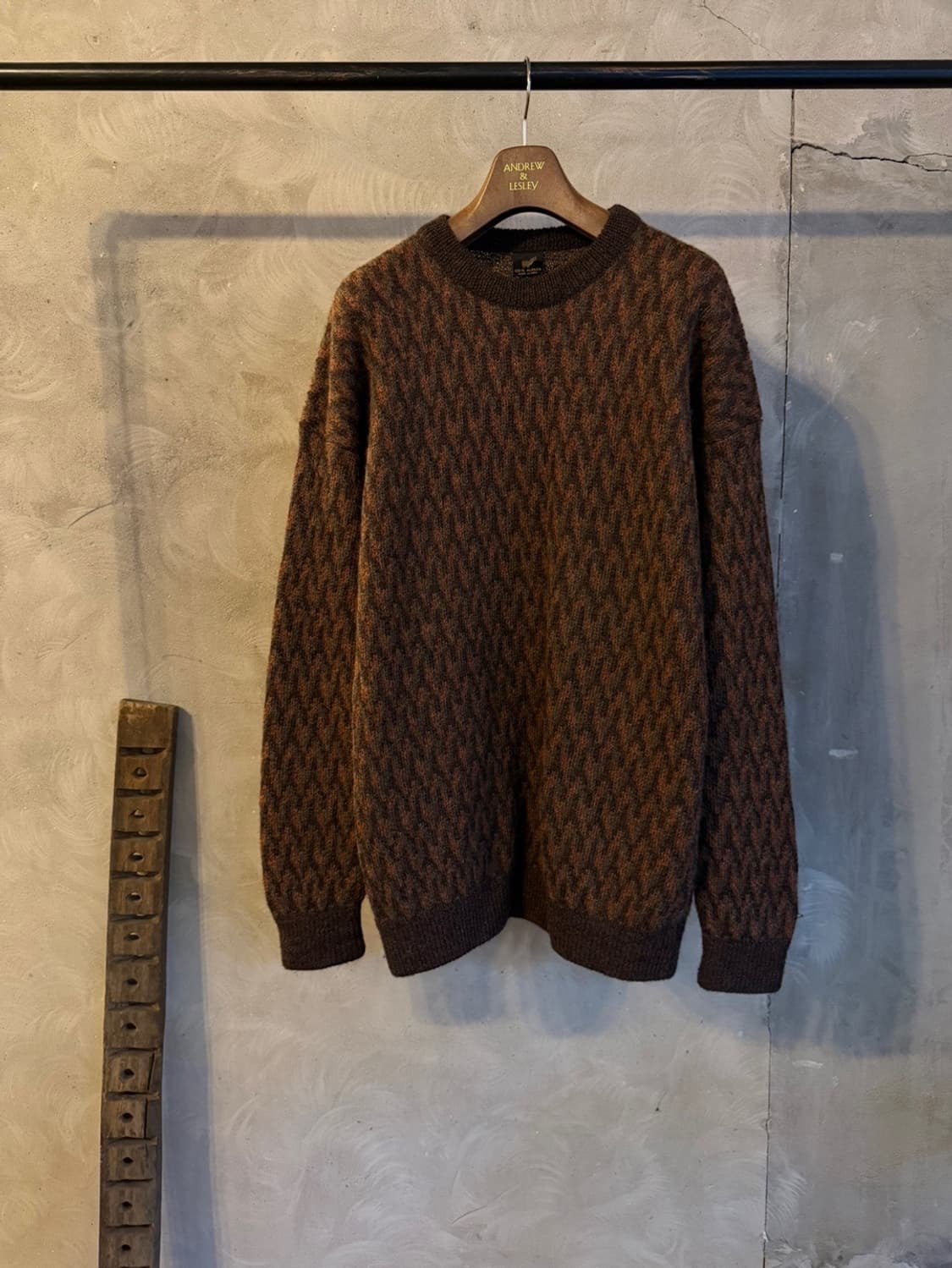 VTG 알파카 크루넥니트 남성105 상품이미지1