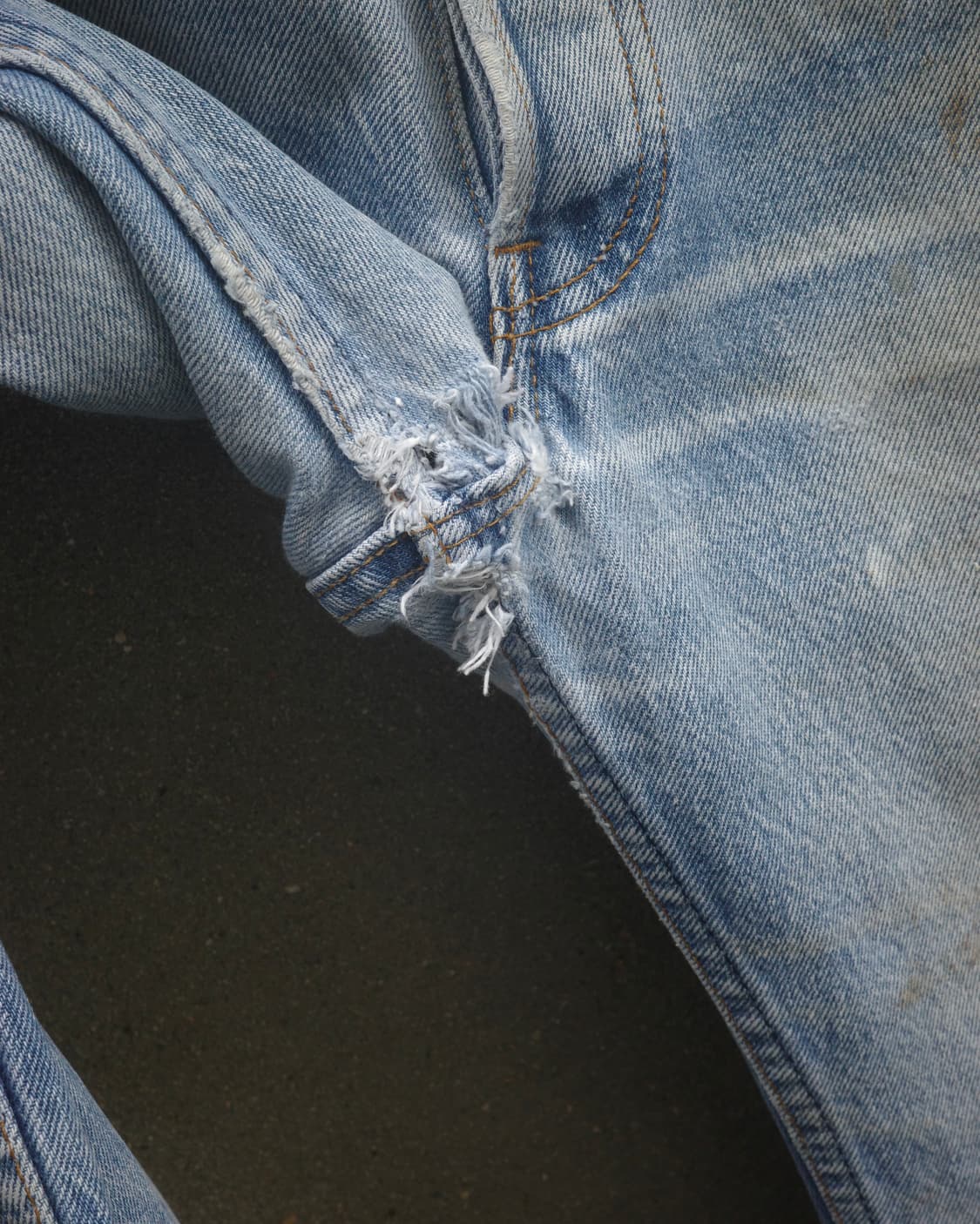 90’s Levi’s 501 디스트레스드 데님 팬츠 상품이미지3