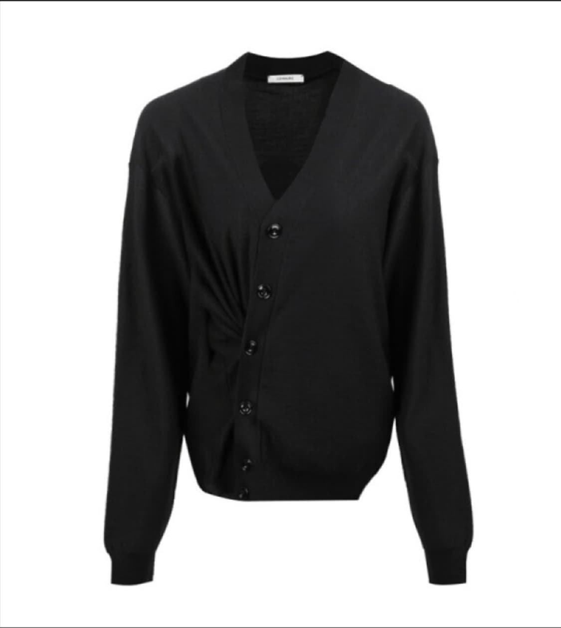 [S] 르메르 25SS 트위스트 울 가디건 블랙 S 상품이미지1