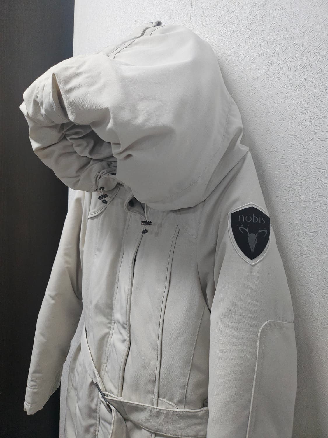 노비스 아스트리드 라이트그레이 패딩  XS 상품이미지4