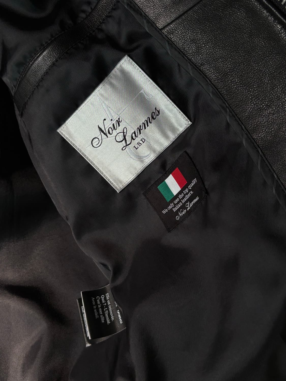 느와르라르메스 레더 자켓 상품이미지2