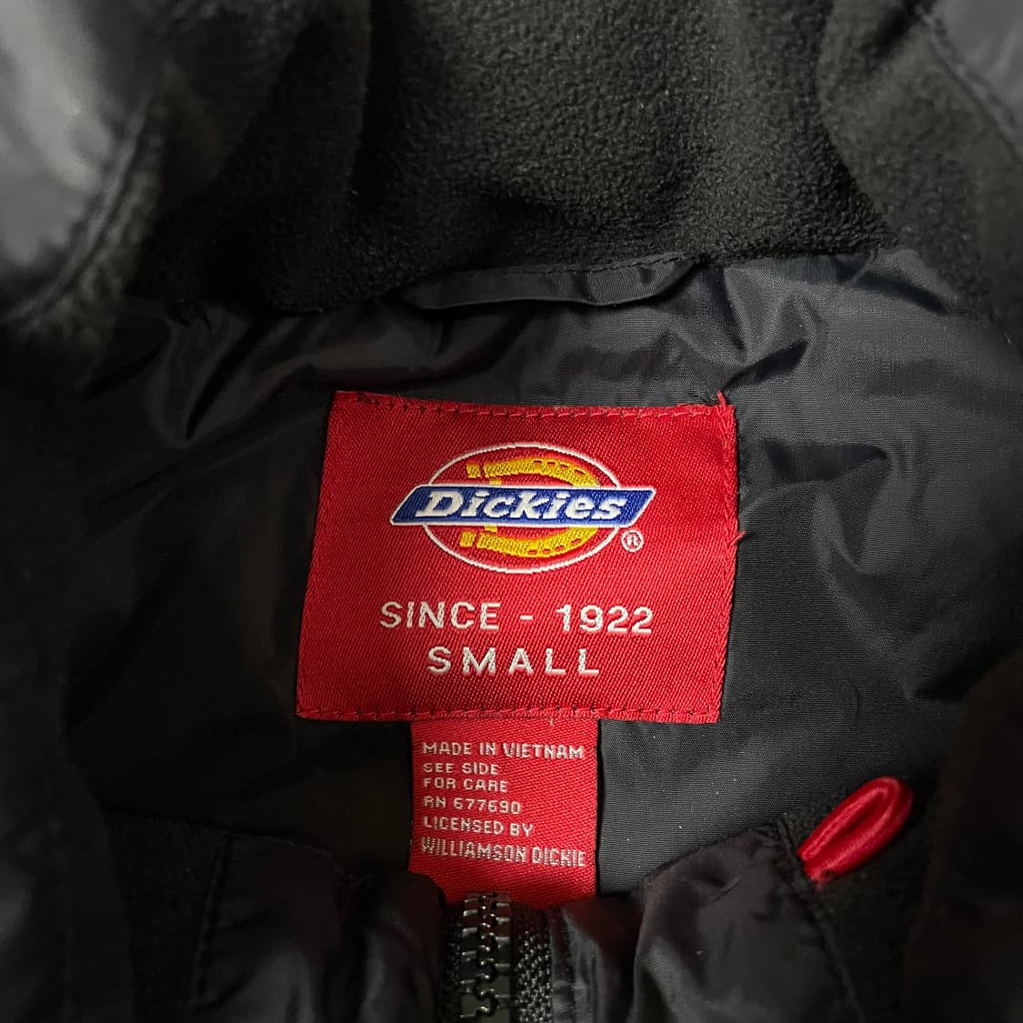 디키즈 블랙 경량패딩 자켓 S 상품이미지4