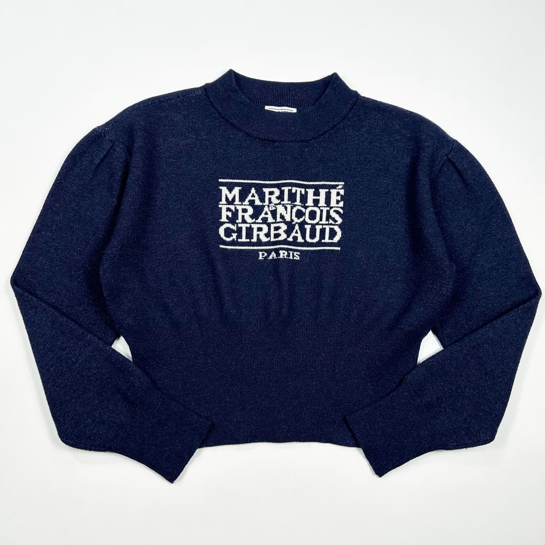 마리떼 프랑소와 저버 네이비 우먼 크롭 니트 (Free 여성추천) 상품이미지2