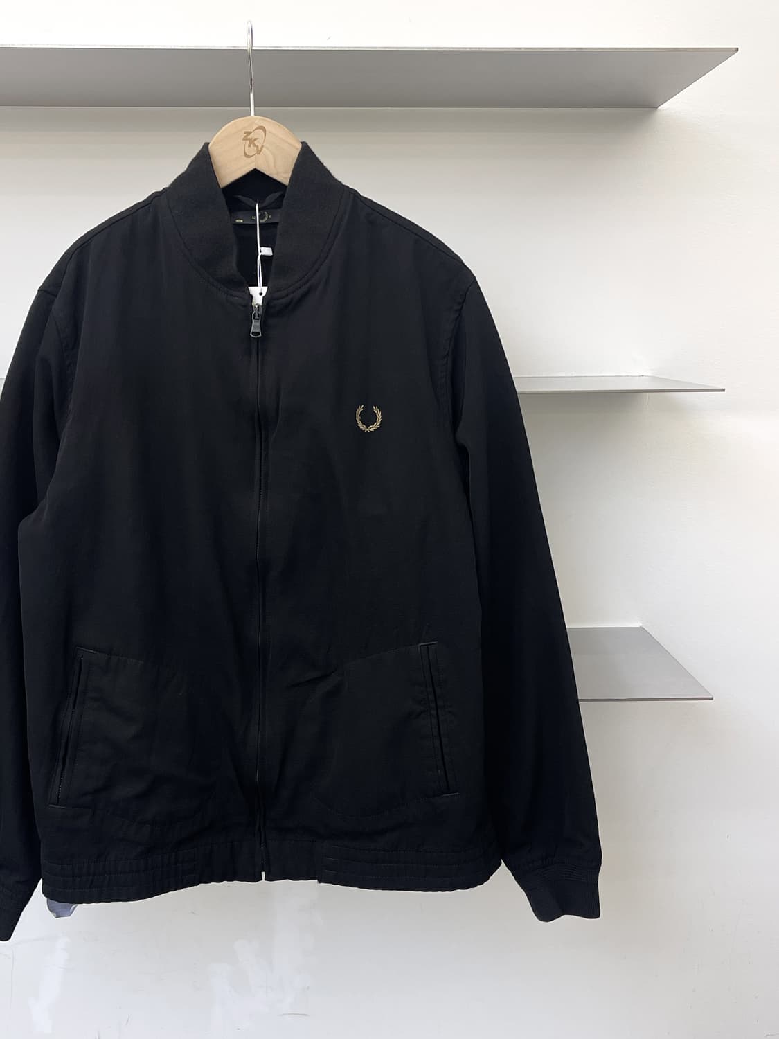 프레드 페리 월계수 울 블루종 자켓 상품이미지2